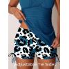 imageMiYang Twist Front Tankini Swimsuits for Women 2025 Flattering Tummy Control Ribbed TwoPiece Bathing SuitsBlue Leopard Print