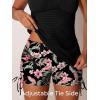 imageMiYang Twist Front Tankini Swimsuits for Women 2025 Flattering Tummy Control Ribbed TwoPiece Bathing SuitsTropical Printing