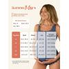 imageSummer Mae Ribbed Maternity One Piece Swimsuit Scalloped Cut Out Pregnancy Bathing Suit Square NeckOlive