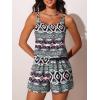 imageSummer Mae Swim Romper Womens One Piece Swimsuits with Pockets 2025 Blouson Modest Bathing SuitsBohemia Game Board