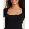 imageSummer Mae Womens Maternity One Piece Bodysuit Pregnancy ShortSleeve Shapewear Double Lined Romper Jumpsuit