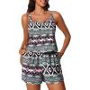 imageSummer Mae Swim Romper Womens One Piece Swimsuits with Pockets 2025 Blouson Modest Bathing SuitsBohemia Game Board