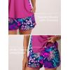 imageSummer Mae Blouson Tankini Swimsuits for Women 2025 Tummy Control Two Piece Bathing Suits with Sporty Pockets Swim ShortsDeepsea Driftinga