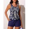 imageSummer Mae Blouson Womens Tankini Swimsuits Tummy Control Modest 2025 Two Piece with Sporty Pockets Bathing SuitsBeautiful Crown