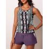 imageSummer Mae Blouson Womens Tankini Swimsuits Tummy Control Modest 2025 Two Piece with Sporty Pockets Bathing SuitsBohemia  Game Board