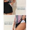 imageSummer Mae Blouson Womens Tankini Swimsuits Tummy Control Modest 2025 Two Piece with Sporty Pockets Bathing SuitsOrange Bohemian