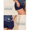 imageSummer Mae Color Block Tankini Swimsuits for Women 2025 with Side Pockets Sporty Swim Shorts Two Piece Bathing SuitsDeep Sea Floral Dance