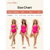 imageSummer Mae Maternity One Piece Swimsuit Seamless Ribbed Bathing Suit Scoop Neck Pregnancy Swimwear One Size Fits SXLPurple