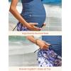 imageSummer Mae Maternity Two Piece Swimsuit Tankini Nursing Swimsuit Twist Ribbed Bathing Suit Breastfeeding Pregnancy SwimwearDewdrop Blooms