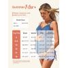 imageSummer Mae Maternity Two Piece Swimsuit Tankini Nursing Swimsuit Twist Ribbed Bathing Suit Breastfeeding Pregnancy SwimwearDewdrop Blooms