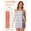 imageSummer Mae Modest Tankini Swimsuits for Women 2025 Two Piece Bathing Suits with Sporty Pockets Boy Shorts for Tummy ControlBohemia