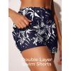 imageSummer Mae Modest Tankini Swimsuits for Women 2025 Two Piece Bathing Suits with Sporty Pockets Boy Shorts for Tummy ControlEternal Night