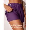 imageSummer Mae Modest Tankini Swimsuits for Women 2025 Two Piece Bathing Suits with Sporty Pockets Boy Shorts for Tummy ControlPurplish Blue Lemon