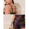 imageSummer Mae Plus Size Swim Romper One Piece Swimsuit Women Blouson Bathing Suit with Pockets 2025 Modest SwimwearGradient Starry Sky
