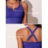 imageSummer Mae Tankini Swimsuits for Women Bathing Suits Top Ruched Two Piece Tummy Control Round Neck with VWire Swim SuitsGreen Shadow on White