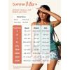imageSummer Mae Tankini Swimsuits for Women Bathing Suits Top Ruched Two Piece Tummy Control Round Neck with VWire Swim SuitsNordic Blue