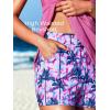 imageMiYang Tankini Swimsuits for Women 2025 Tummy Control Modest Flowy Two Piece Bathing Suits Top with Pockets ShortsSunset Coconut Grove