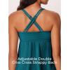 imageMiYang Tankini Swimsuits for Women 2025 Tummy Control Modest Flowy Two Piece Bathing Suits Top with Pockets ShortsVibrant Sunflowers