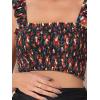 imageSummer Mae Maternity High Waist Bikini Swimsuit Two Piece Ruffled Hem Cute Bathing Suit Floral Pregnancy SwimwearGaudy Raiment
