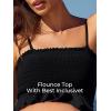 imageSummer Mae Maternity High Waist Swimsuit Ruffle Hem Bikini Bathing Suit Shirred Bandeau Two Piece Pregnancy SwimwearLeopard