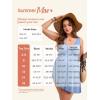 imageSummer Mae Plus Size Maternity One Piece Swim Dress Tie Side Pregnancy Swimsuit VNeck Bathing Suit for WomenBaby Blue