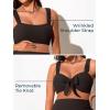 imageSummer Mae Ribbed Maternity Bikini Swimsuit for Women High Waisted TwoPiece Bathing Suit Crop Top Pregnancy SwimwearBrown