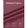 imageSummer Mae Ribbed Maternity Bikini Swimsuit for Women High Waisted TwoPiece Bathing Suit Crop Top Pregnancy SwimwearMarsala