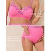 imageSummer Mae Ribbed Maternity Swimsuit TwoPiece Wrap Bikini Color Block Pregnancy Bathing Suit High Waisted Ruched SwimwearRose Pink Paisley