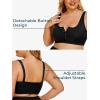 imageSummer Mae Plus Size Women Ribbed Bikini Set Two Piece High Waist Swimsuit Scoop Top Tummy Control Bathing Suit SwimwearBlack