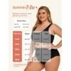 imageSummer Mae Plus Size Women Ribbed Bikini Set Two Piece High Waist Swimsuit Scoop Top Tummy Control Bathing Suit SwimwearHoney Ginger