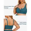 imageSummer Mae Plus Size Women Ribbed Bikini Set Two Piece High Waist Swimsuit Scoop Top Tummy Control Bathing Suit SwimwearLagoon