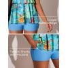 imageSummer Mae Womens Tankini Swimsuits with Shorts Ruffled Tummy Control Bathing Suits Modest 2025 SwimwearBlue Ocean