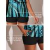 imageSummer Mae Womens Tankini Swimsuits with Shorts Ruffled Tummy Control Bathing Suits Modest 2025 SwimwearFlowing Ripples