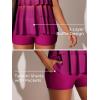 imageSummer Mae Womens Tankini Swimsuits with Shorts Ruffled Tummy Control Bathing Suits Modest 2025 SwimwearGradient Pinkorange