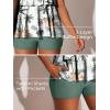 imageSummer Mae Womens Tankini Swimsuits with Shorts Ruffled Tummy Control Bathing Suits Modest 2025 SwimwearGreen Palm Tree