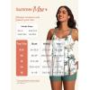 imageSummer Mae Womens Tankini Swimsuits with Shorts Ruffled Tummy Control Bathing Suits Modest 2025 SwimwearGreen Palm Tree
