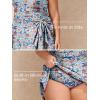 imageSummer Mae Plus Size Swimsuit for Women One Piece Swim Dress Tummy Control Bathing Suit with Flowy Skirt Modest SwimwearFloral Fragments