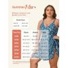 imageSummer Mae Plus Size Swimsuit for Women One Piece Swim Dress Tummy Control Bathing Suit with Flowy Skirt Modest SwimwearPaisley