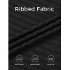 imageSummer Mae Ribbed Plus Size One Piece Swimsuit Women Tummy Control VWired Bathing Suit 2025 SwimwearBlack