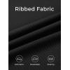 imageSummer Mae Ribbed Plus Size Swimsuit Women One Piece Button up Tummy Control Bathing Suit Retro 2025 SwimwearBlack