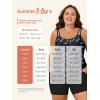 imageSummer Mae Blouson Plus Size Womens Tankini Swimsuits Tummy Control Modest 2025 Two Piece with Sporty Pockets Bathing SuitsFirefly Colored Leaves
