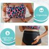 imageSummer Mae Maternity Criss Cross Bikini Swimsuits High Waist String Floral Bathing Suit Two Piece Pregnancy SwimwearPink Leopard
