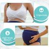imageSummer Mae Maternity Criss Cross Bikini Swimsuits High Waist String Floral Bathing Suit Two Piece Pregnancy SwimwearWhite Blue