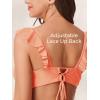imageSummer Mae Maternity High Waist Swimsuit Two Piece Ruffle Bikini Bathing Suit Floral VNeck Pregnancy SwimwearVery Daisy