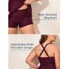 imageSummer Mae Women Plus Size Two Piece Tankini Swimsuits Flowy Bathing Suits Tummy Control Swimwear with ShortsPlum