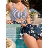 imageSummer Mae Womens Plus Size One Piece Swim Dress Floral Cutout Swimsuits VNeck Bathing Suit with SkirtMagnolia Garden
