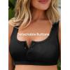 imageSummer Mae Maternity Ribbed High Waist Swimsuit Crop Top Bikini Bathing Suit High Cut Two Piece Pregnancy SwimwearBlack