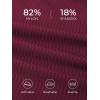 imageSummer Mae Maternity Ribbed High Waist Swimsuit Crop Top Bikini Bathing Suit High Cut Two Piece Pregnancy SwimwearWine Red