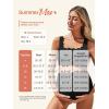 imageSummer Mae Scalloped Maternity Swimsuits for Women High Waist Bathing Suit Pregnancy TwoPiece Bikini Tie Knot Swimwear Black 8