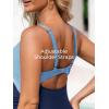 imageSummer Mae Maternity Cutout One Piece Swimsuit Twist Front CrissCross Bathing Suit High Waisted Pregnancy SwimwearBlue Splicing